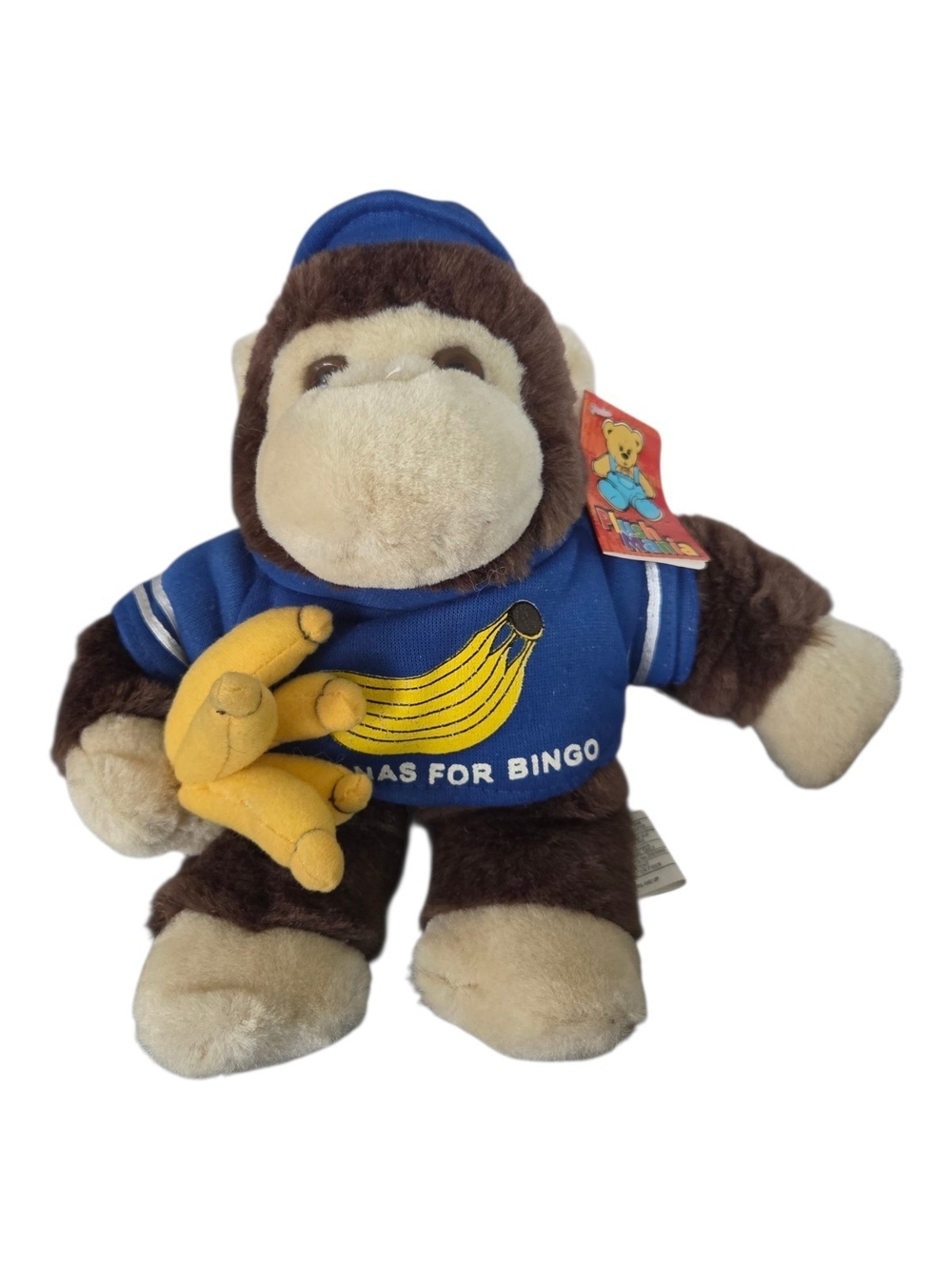 Vintage Plush Mania "Bananas For Bingo"  Stuffed Animal  10"